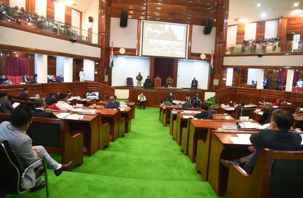 A session of the Thirteenth Nagaland Legislative Assembly in progress in February 2021. (DIPR File Photo: For Representational Purposes Only)